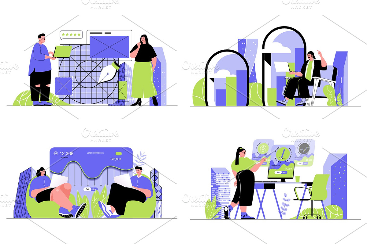 30 Creative Concept Illustrations, a Person Illustration by alexdndz (Photo 3 of 9)