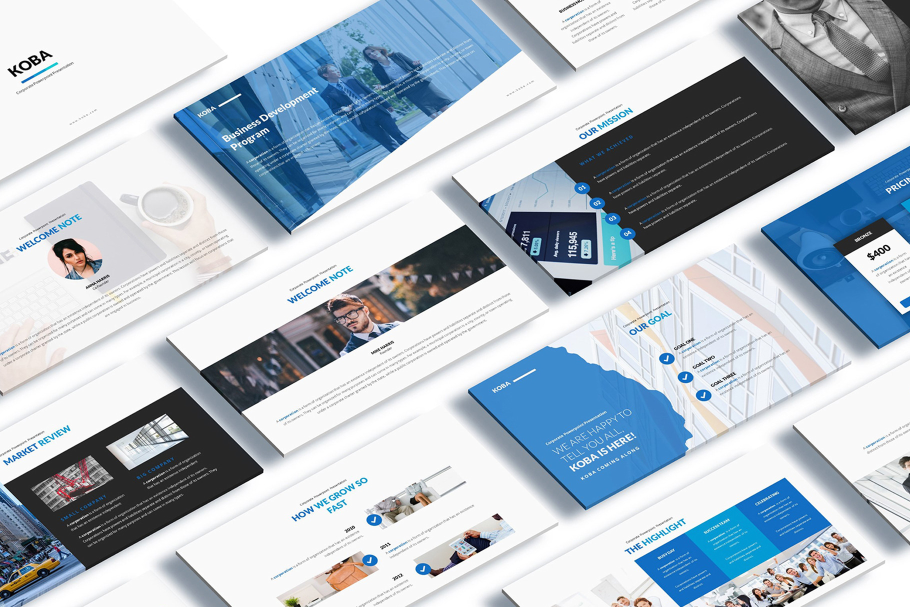 Koba Powerpoint Presentation, A Presentation Template By Giant Design