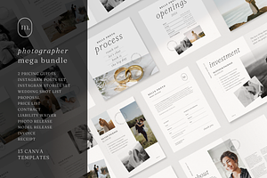 Photographer Template Bundle Canva
