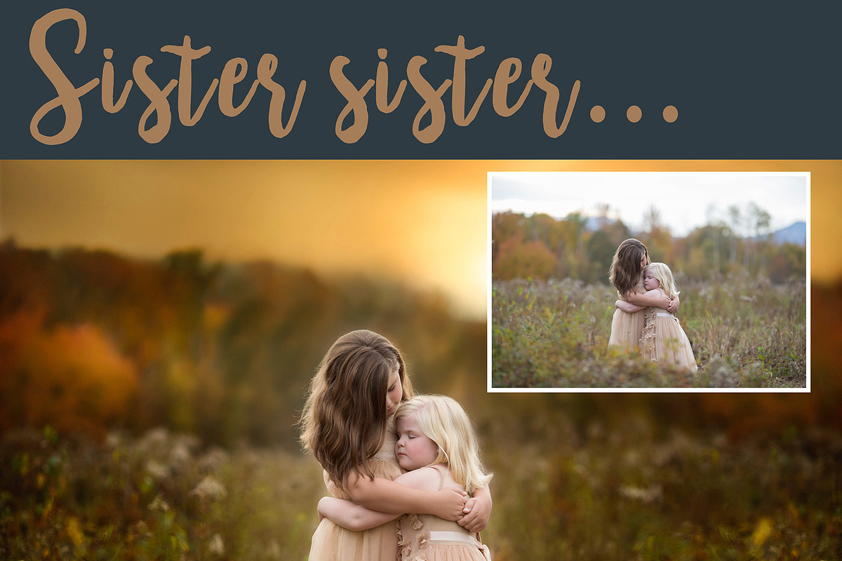 Photoshop: Sister Tutorial, an Action Add-On by Moss & Magnolia Edits (Photo 1 of 3)