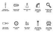 Optical laboratory Icon Set, an Outline Icon by Nurlan's shop (Thumbnail 2 of 6)