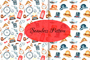 Watercolor retro detective set., an Illustration by Vikeriya (Thumbnail 4 of 5)