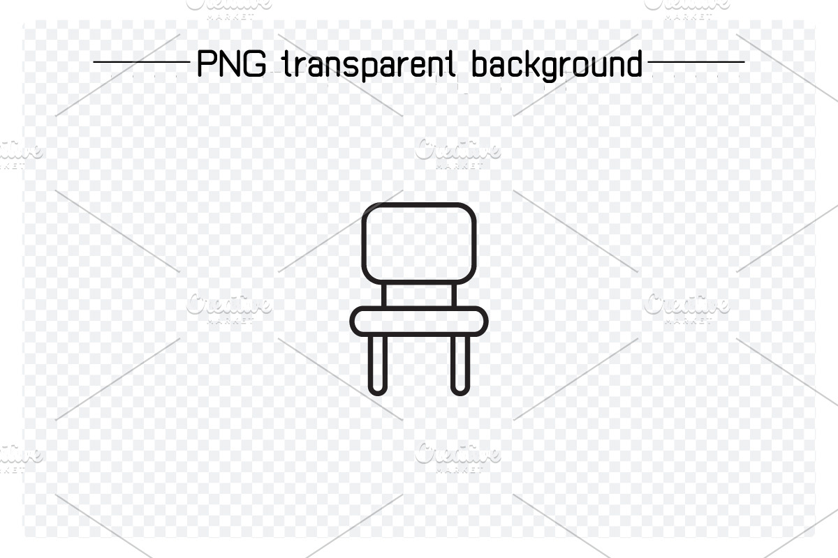 Chair Icons Line Illustration, an Outline Icon by Designfour (Photo 4 of 7)