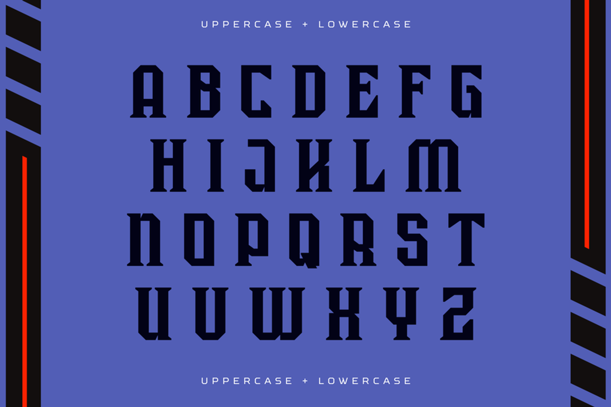 Zelrix Sports - Modern Logo Font, a Serif Font by Nirmana Visual (Photo 5 of 11)
