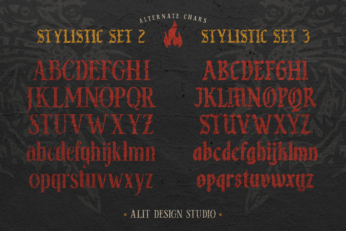 Black Poser Blackletter Typeface, a Blackletter Font by alit design (Photo 12 of 17)