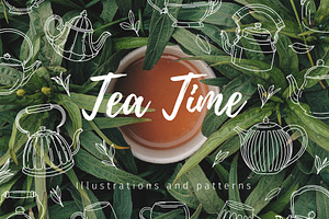 Tea Time | illustrations and pattern