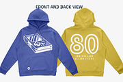 IND5000 Heavyweight Hoodie Mockups, a Hoody Mockup by GraphicHero (Thumbnail 3 of 9)