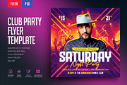 Club Party Flyer Template, a Flyer Template by Verazo (Thumbnail 1 of 2)