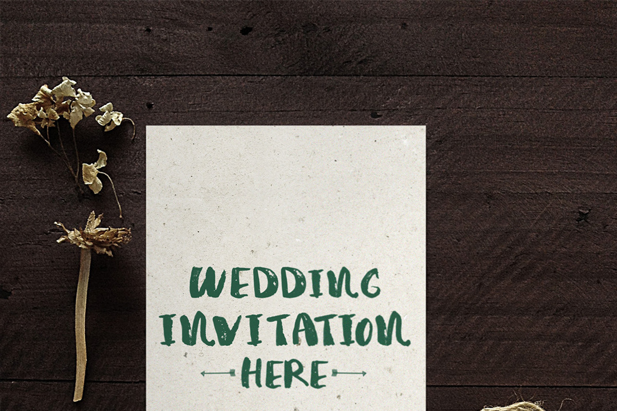 Simple Wedding Invitation Mockups, a Mockup by BlueRobinDesignShop (Photo 3 of 5)