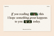 Mountriel - Classic Modern Serif, a Serif Font by Typetemp Studio (Thumbnail 16 of 22)