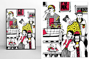 Home party with young people poster, a Person Illustration by Good Studio (Thumbnail 4 of 5)