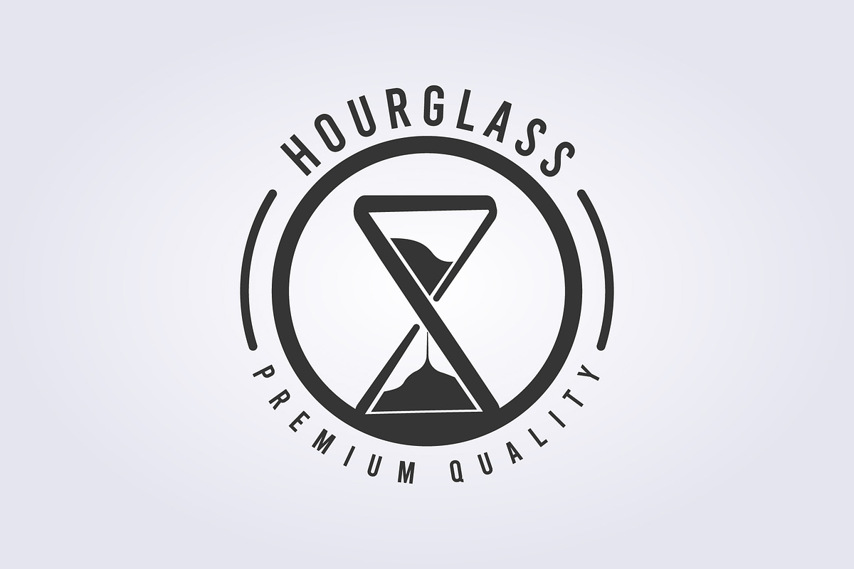 hourglass logo vector design icon, a Branding & Logo Template by Lodzrov