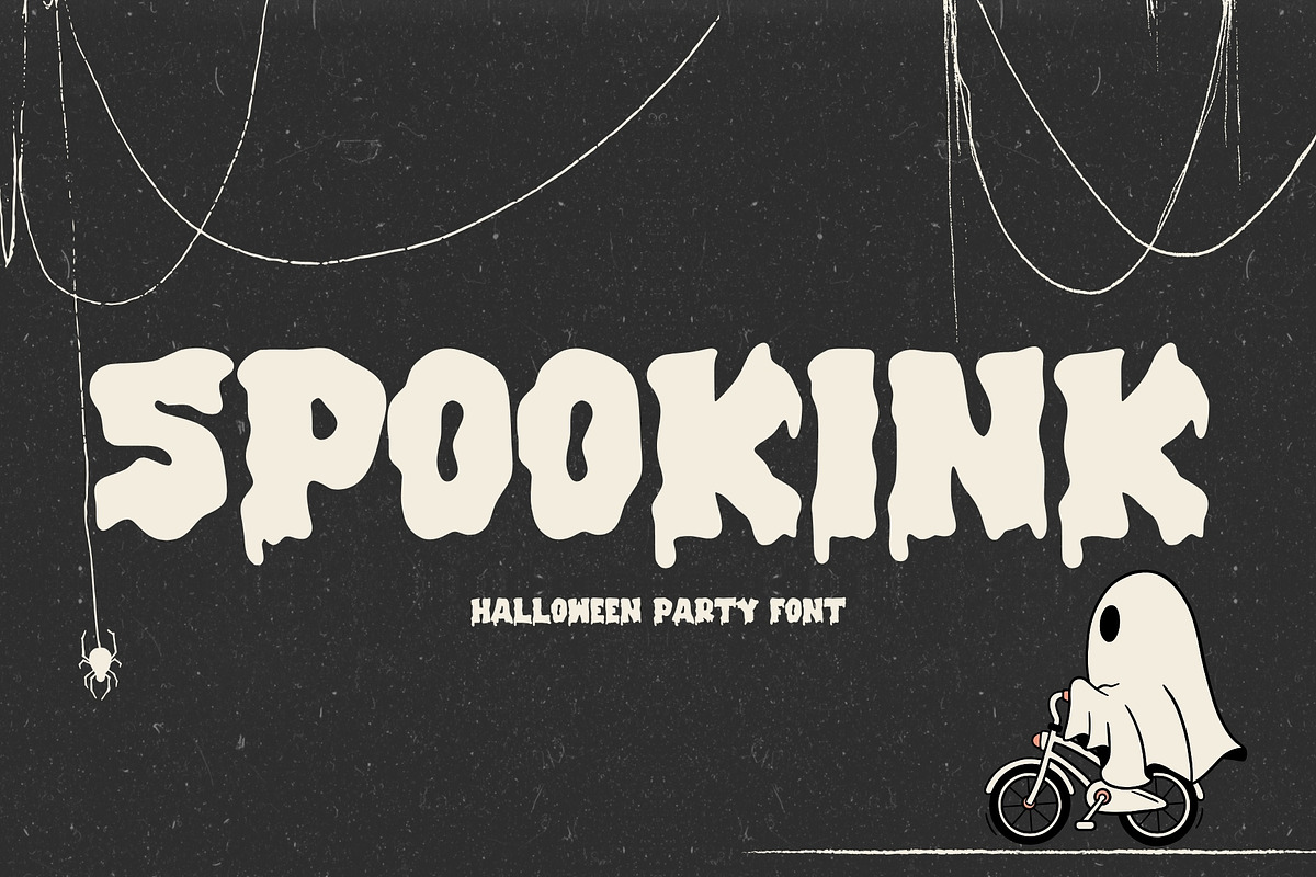 SpookInk - Halloween Font, a Font by Arendxstudio (Photo 1 of 10)