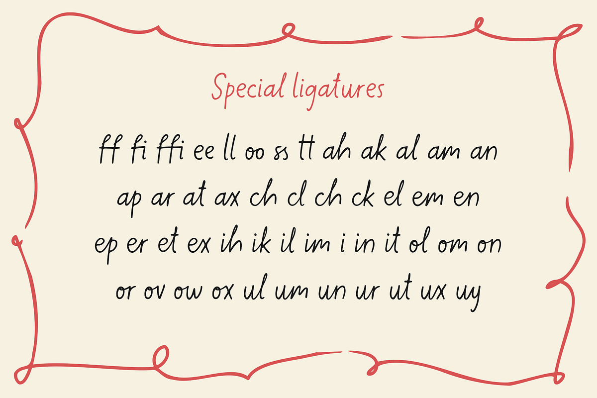 Friendly Casual Handwritten, a Handwritten Font by Haps Space (Photo 7 of 8)