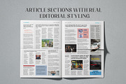 Newspaper Editorial Template, a Magazine Template by Oshin Design (Thumbnail 4 of 7)