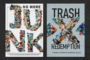 Plastic garbage letters. Trash ABC, an Object Graphic by AnMark (Thumbnail 2 of 8)