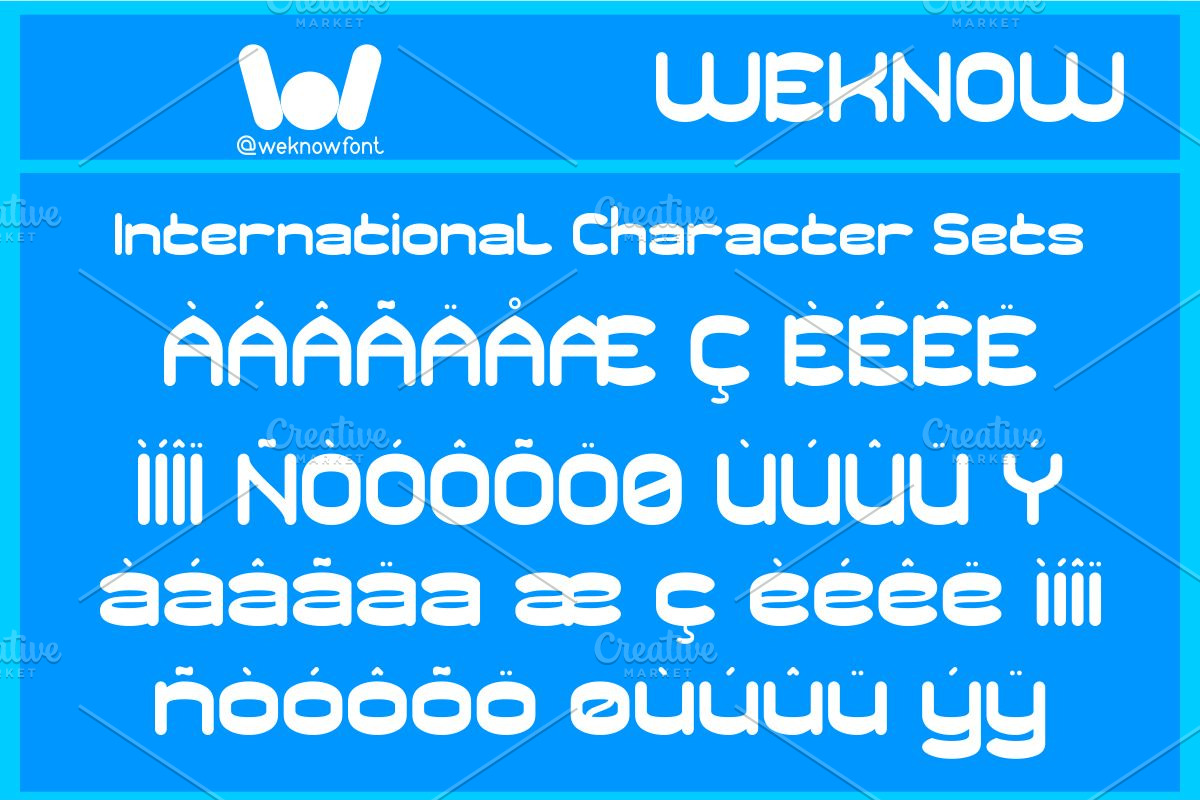 Flowing Thought font, a Sans Serif Font by weknow (Photo 8 of 8)