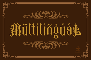 Decor - Blackletter Font