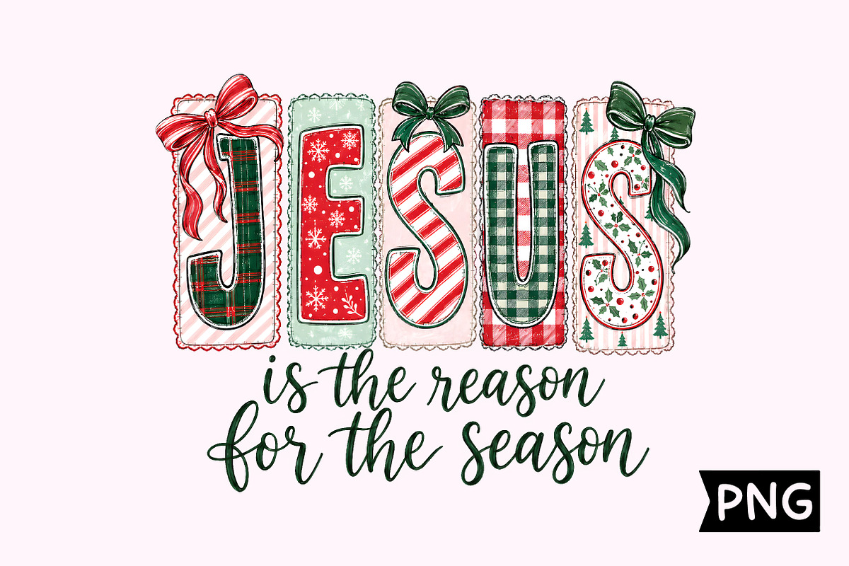 Jesus Is The Reason For The Season, a Seasonal Illustration by Creative Art (Photo 1 of 3)