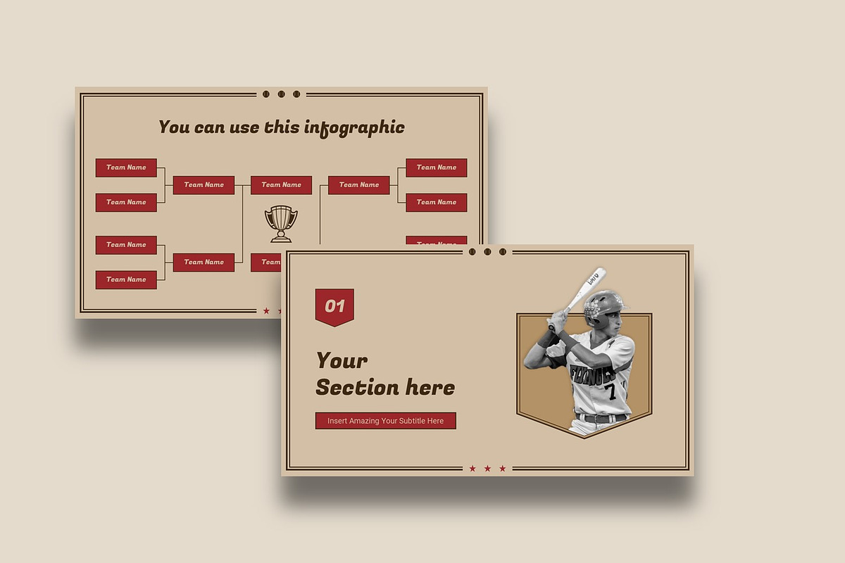 Baseball Sport Presentation, a Presentation Template by BumbleGraph Studio (Photo 2 of 4)