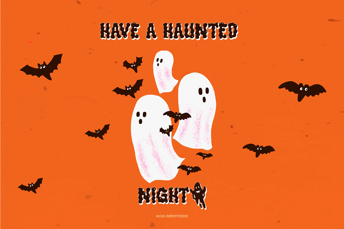 Ooze Gloom | Display Horror Font, a Handwritten Font by Denustudios (Photo 6 of 12)