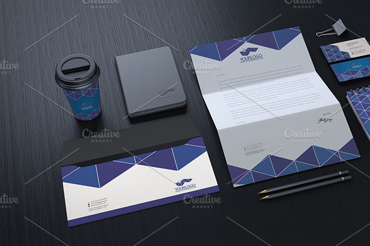 Corporate Identity & Stationery, a Stationery Template by Cristal Pioneer (Photo 2 of 9)