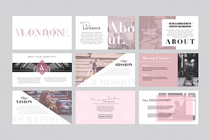 LONDON Keynote Template Gift