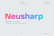 Neusharp Complete Family, a Sans Serif Font by Digitype Studio (Thumbnail 1 of 12)