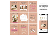 Aesthetic Skincare Social Media Kit, a Social Media Template by FusionadCreates (Thumbnail 1 of 7)