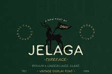Jelaga Typeface