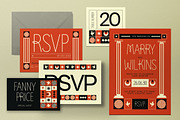 Orange Mystic Wedding Invitation Set, an Invitation Template by graphicook (Thumbnail 3 of 3)