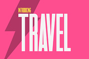 Travel Sans Font, a Sans Serif Font by Salt & Pepper Designs (Thumbnail 1 of 8)
