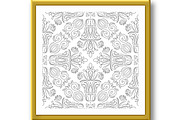 Oriental Abstract Vector Pattern, a Decorative Illustration by FineArtStudio (Thumbnail 3 of 3)