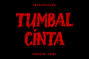 Tumbal Cinta - Horror font, a Font by GFRcreative (Thumbnail 1 of 8)
