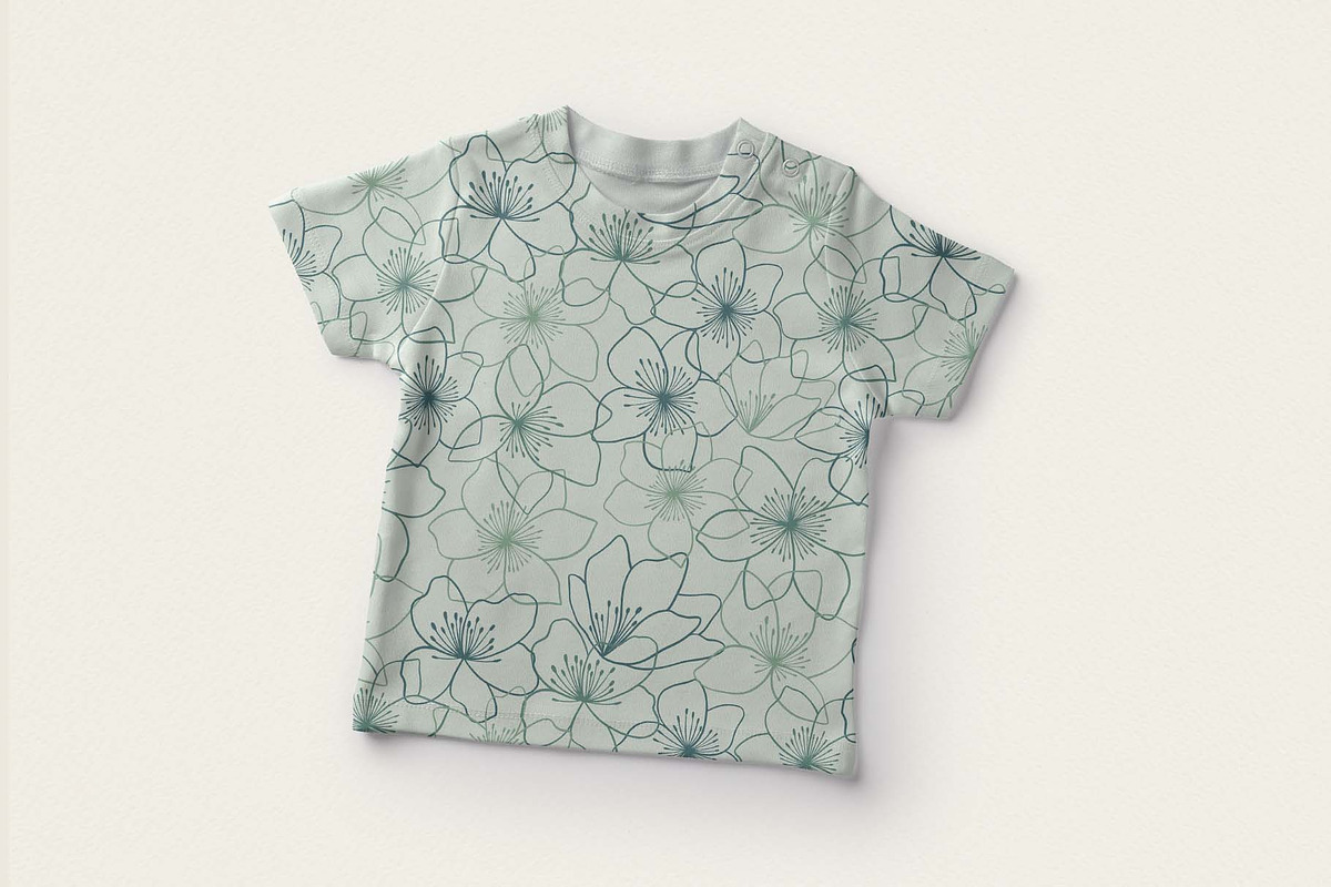 Elegant Floral Line Seamless Pattern, a Pattern Graphic by Irina Ostapenko (Photo 4 of 6)