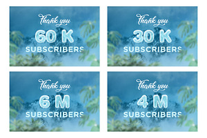 Frozen Subscribers Banner Design