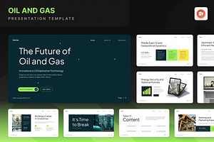 Oil and Gas Presentation, a Presentation Template by Annora Studio