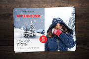 Winter Photography Mini Session, a Flyer Template by retrographix (Thumbnail 1 of 2)