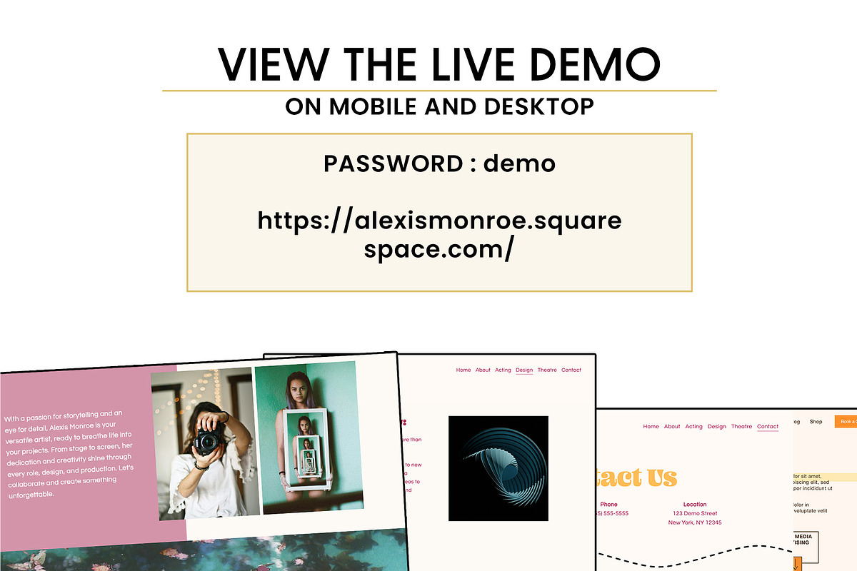 Artist Squarespace 7.1 Template, a Squarespace Template by PATCHPO (Photo 10 of 10)