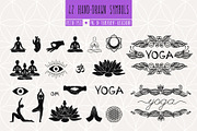 Yoga Symbols, a Healthcare Illustration by Zim Varezhkin (Thumbnail 2 of 7)