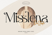 Misslena, a Serif Font by din-studio.com (Thumbnail 1 of 10)