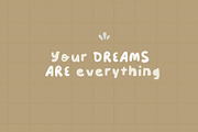 DoodleDash - handwritten cutout font, a Handwritten Font by Ashiya Pixel (Thumbnail 8 of 9)