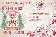 Christmas Nutcracker Friend Snow Png, an Illustration by OK Design (Thumbnail 4 of 4)