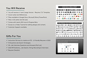 ATS Resume CV Word & Google Docs 52, a Resume Template by MrCam Template Resume|CV (Thumbnail 6 of 8)