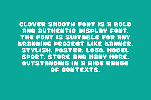 Clover Smooth - Bubble Fonts