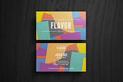 Flavor Business Card, a Business Card Template by Rafael Oliveira (Thumbnail 1 of 4)