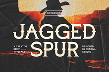 Jagged Spur – Western Typeface