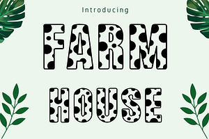 Farm House Font
