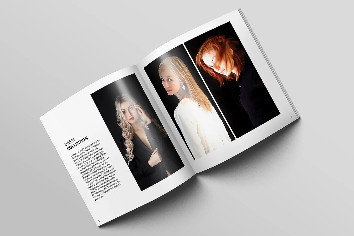 Fashion Lookbook Template, a Magazine Template by retrographix (Photo 5 of 8)