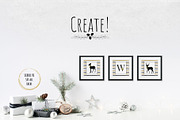 Black & Gold Christmas, a Seasonal Illustration by Maggie Stilwell Design (Thumbnail 7 of 10)